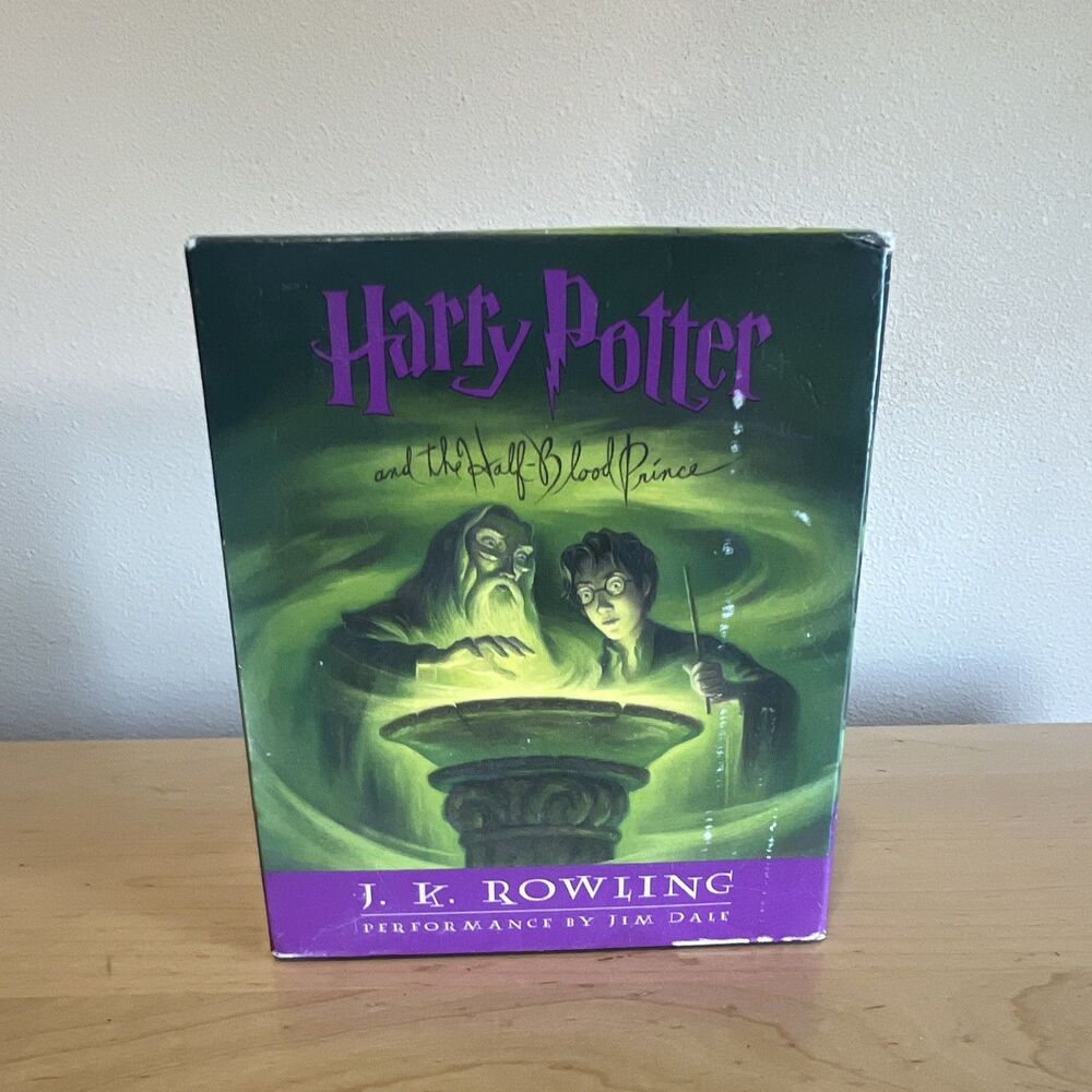 Harry Potter Half-Blood Prince Unabridged Audiobook 17 CD Box Set Jim Dale